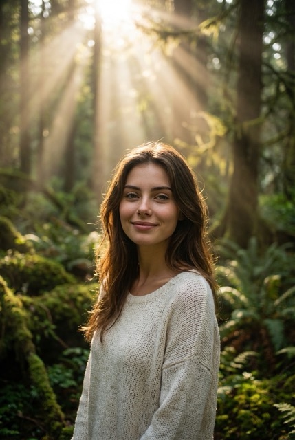 Заколдованный утренний лес